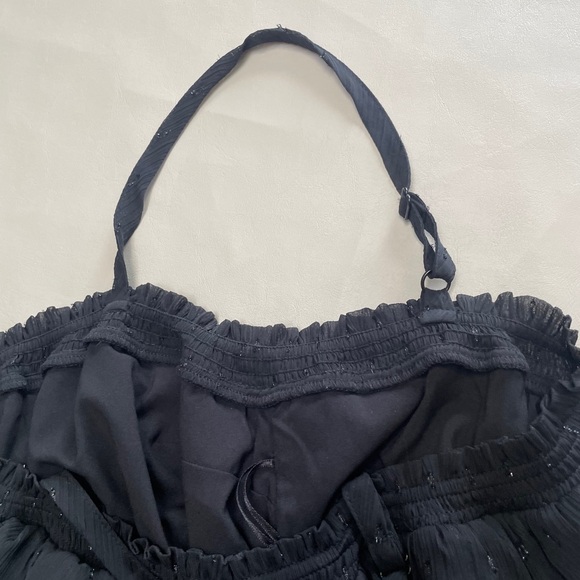 INC International Concepts Black Ruffle Dress - Picture 5 of 6